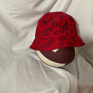 Red Bucket Hat